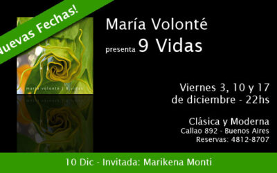 10 Dic. – Volonte con Marikena Monti