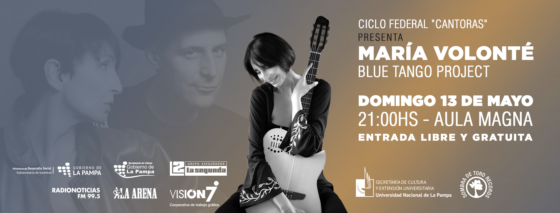 María Volonté en La Pampa – Mayo 2018
